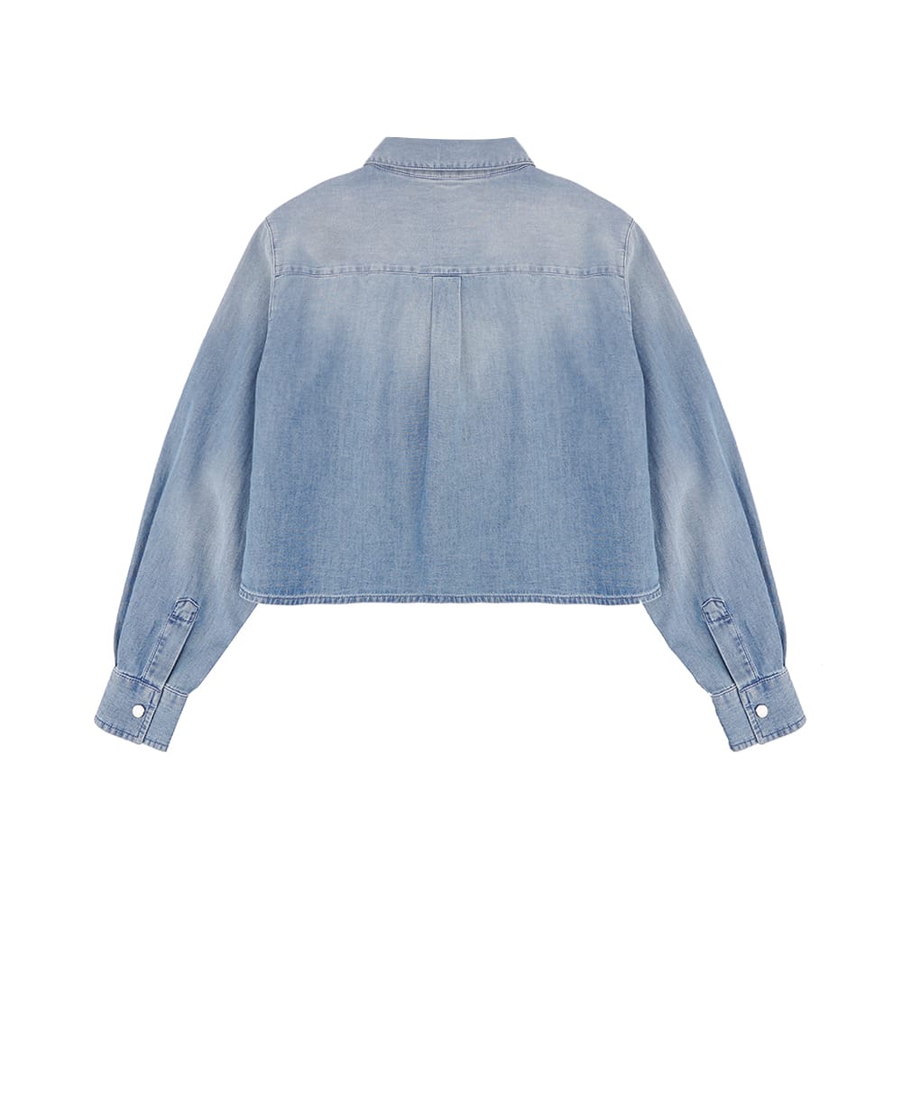 Детская джинсовая рубашка Dolce&Gabbana Kids L56S32-LDD07-S, синий цвет • Купить в интернет-магазине Kameron