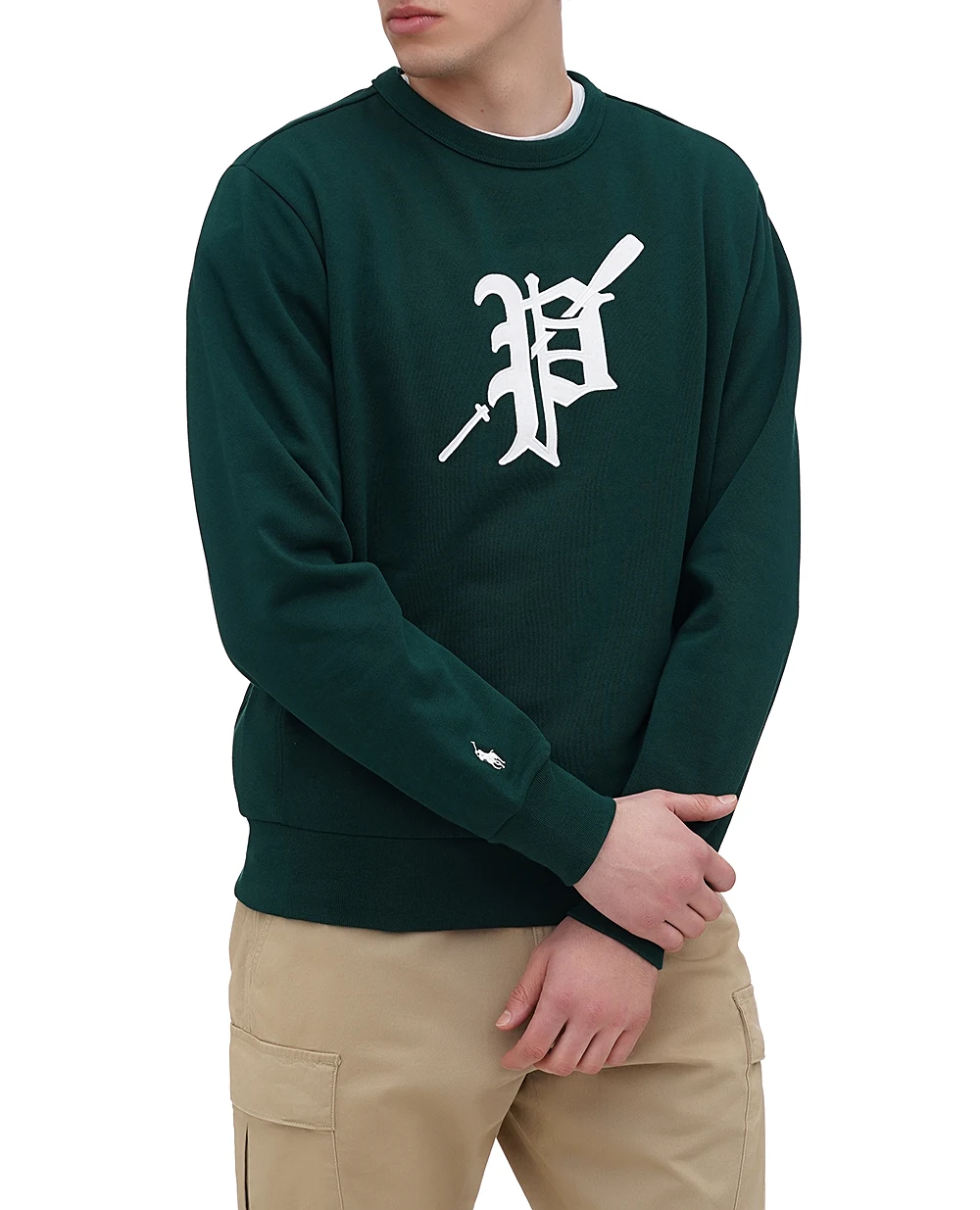 Свитшот Polo Ralph Lauren 710952064001, зеленый цвет • Купить в интернет-магазине Kameron