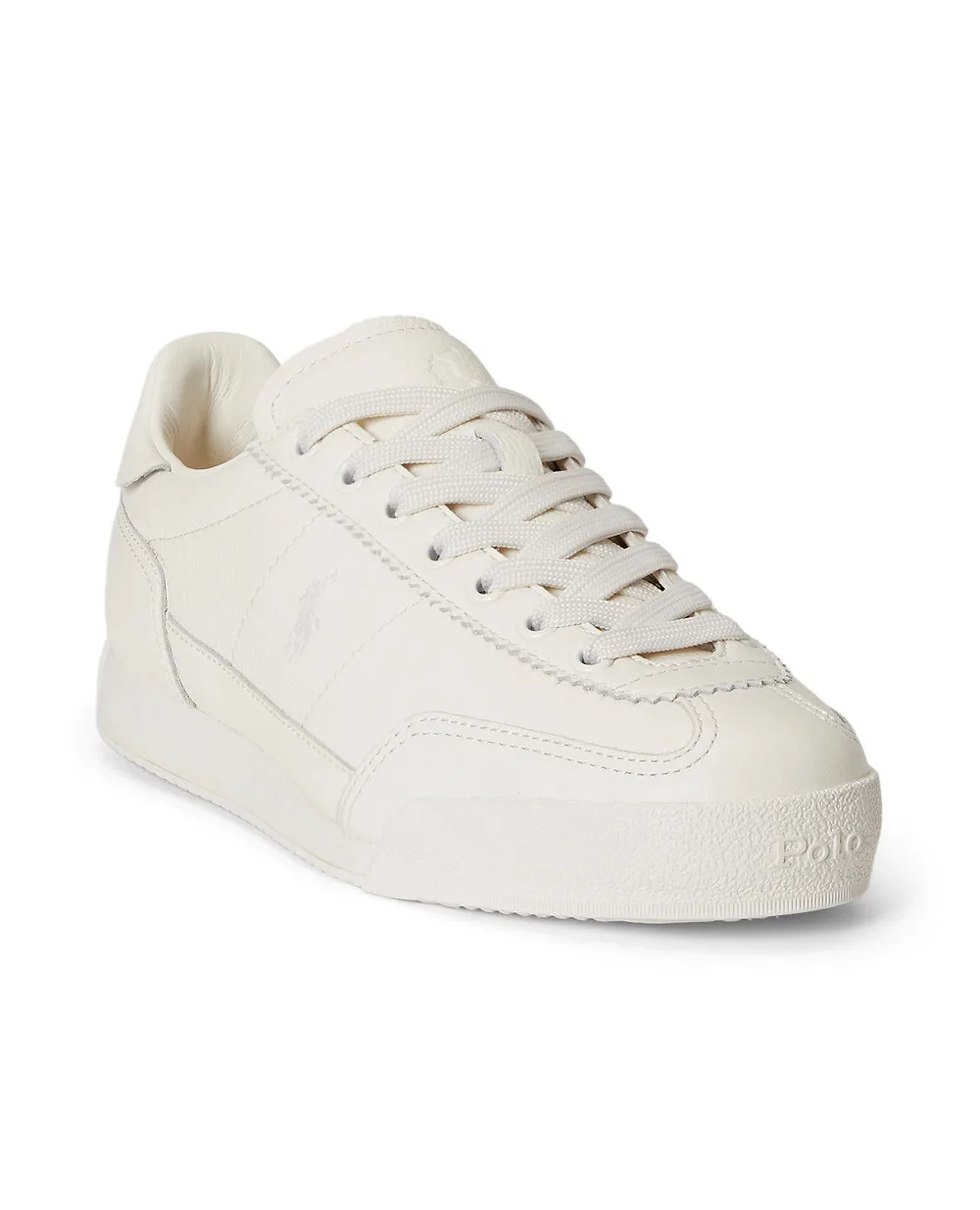 Кроссовки Hester из кожи Polo Ralph Lauren 804P04917001, кремовый цвет • Купить в интернет-магазине Kameron