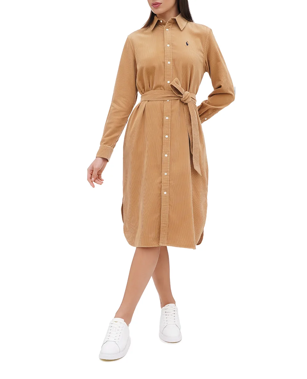 Платье Polo Ralph Lauren 211941474003, коричневый цвет • Купить в интернет-магазине Kameron