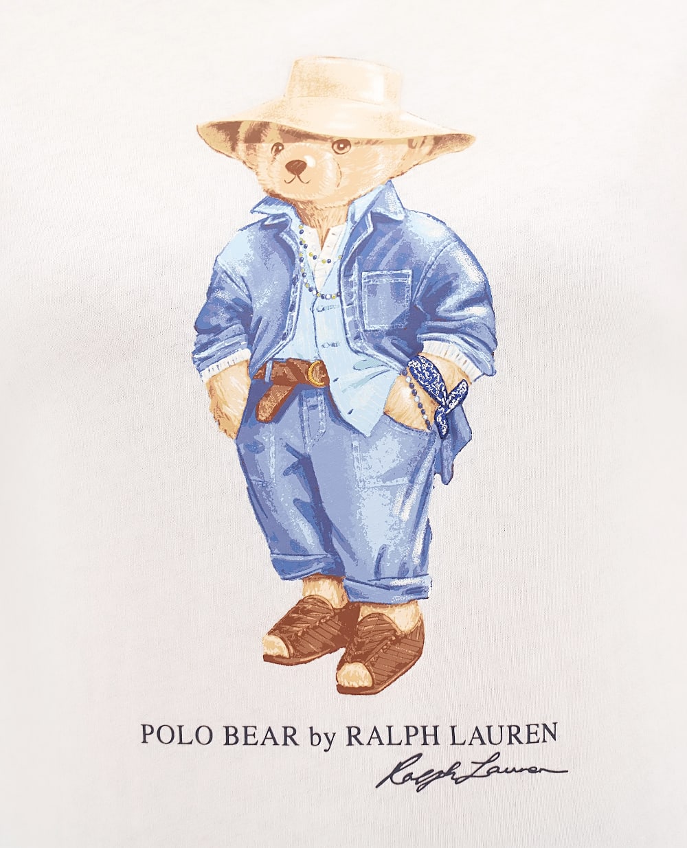 Футболка Polo Bear Polo Ralph Lauren 211959104001, белый цвет • Купить в интернет-магазине Kameron