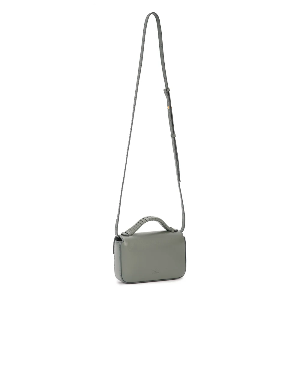Кожаная сумка B-Buzz 17 Mini Balmain EN1DG811LSLX, зеленый цвет • Купить в интернет-магазине Kameron