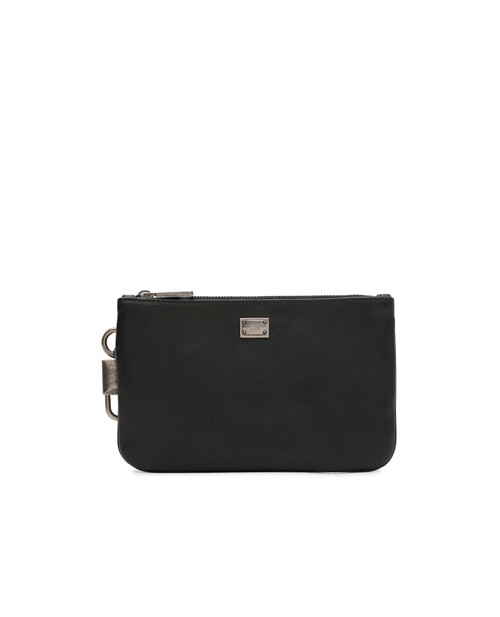Несессер из телячьей кожи Dolce&Gabbana BP3446-AH850, черный цвет • Купить в интернет-магазине Kameron