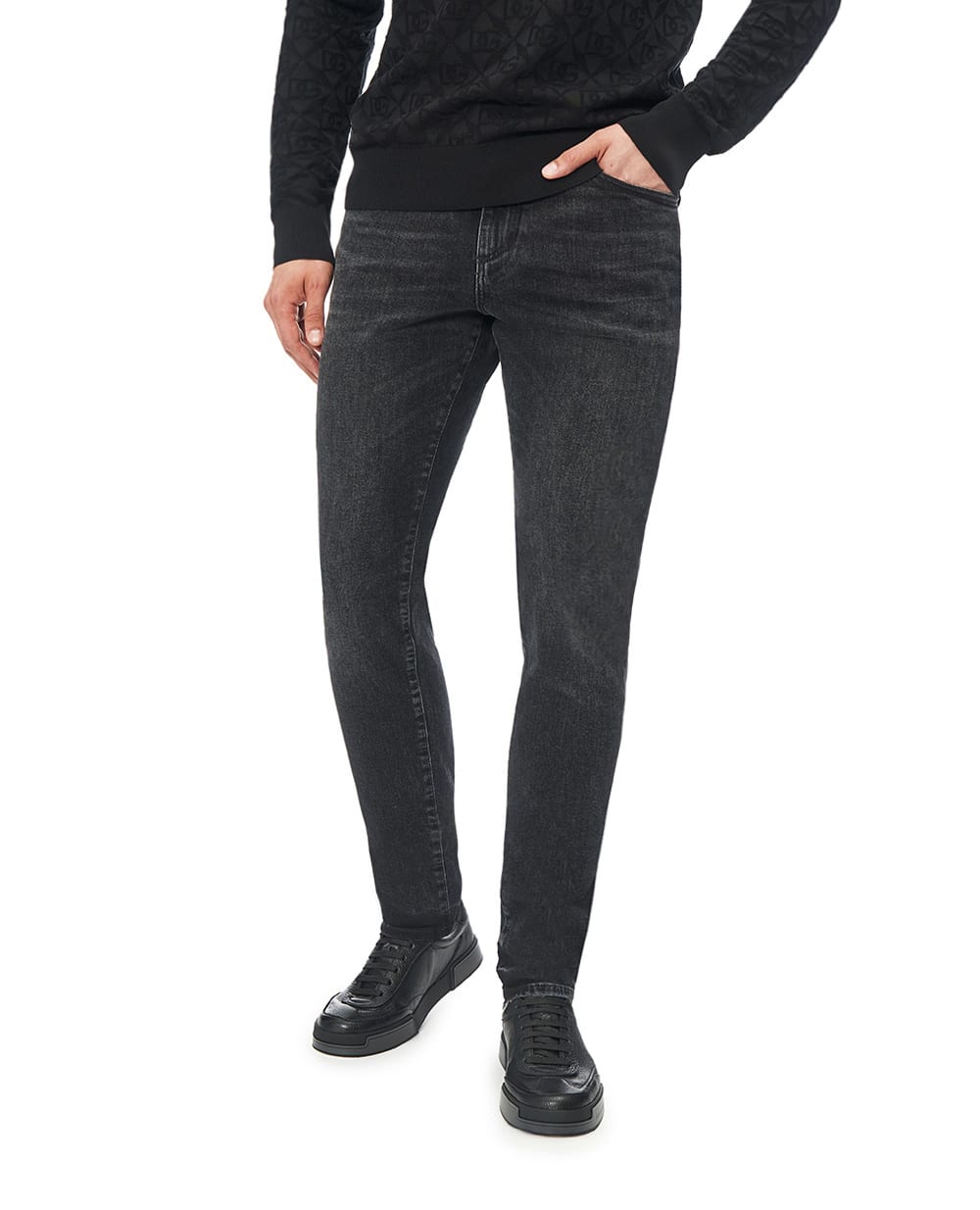 Джинсы Dolce&Gabbana GY07CD-G8NK9, черный цвет • Купить в интернет-магазине Kameron