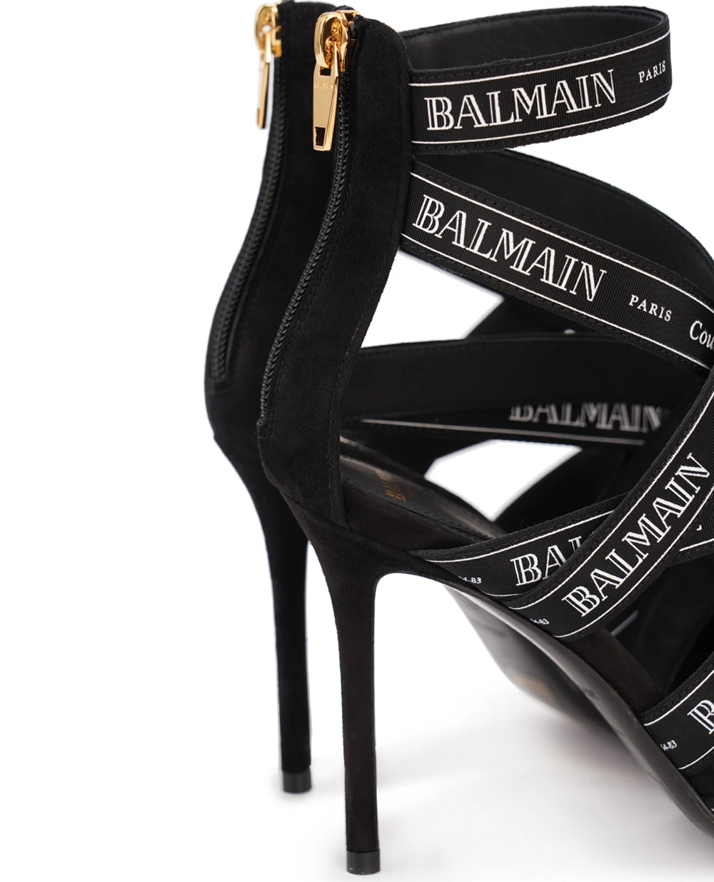 Туфли Couture Balmain EN1UH092TKWB, черный цвет • Купить в интернет-магазине Kameron