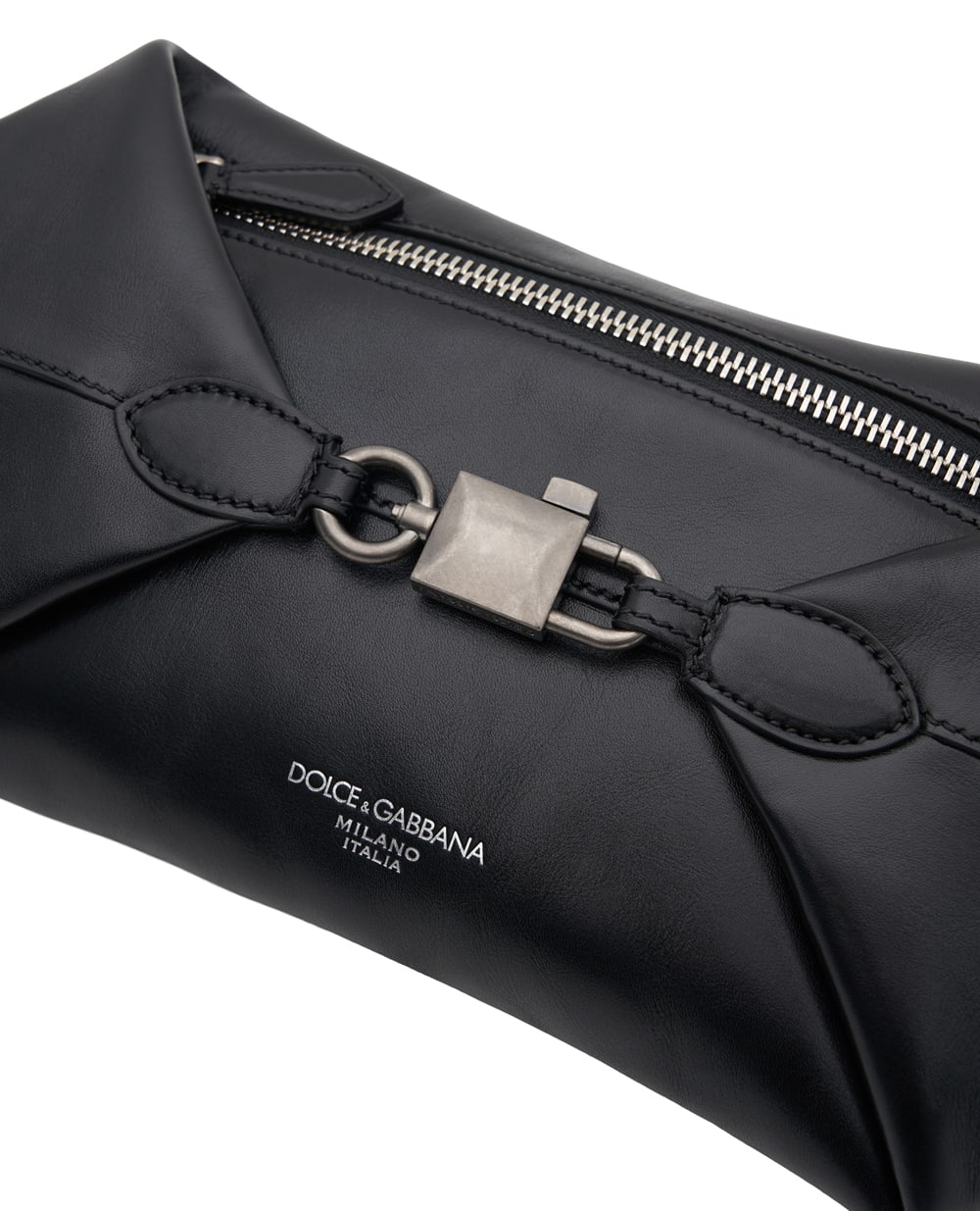 Сумка из телячьей кожи Dolce&Gabbana BM2188-AU994, черный цвет • Купить в интернет-магазине Kameron