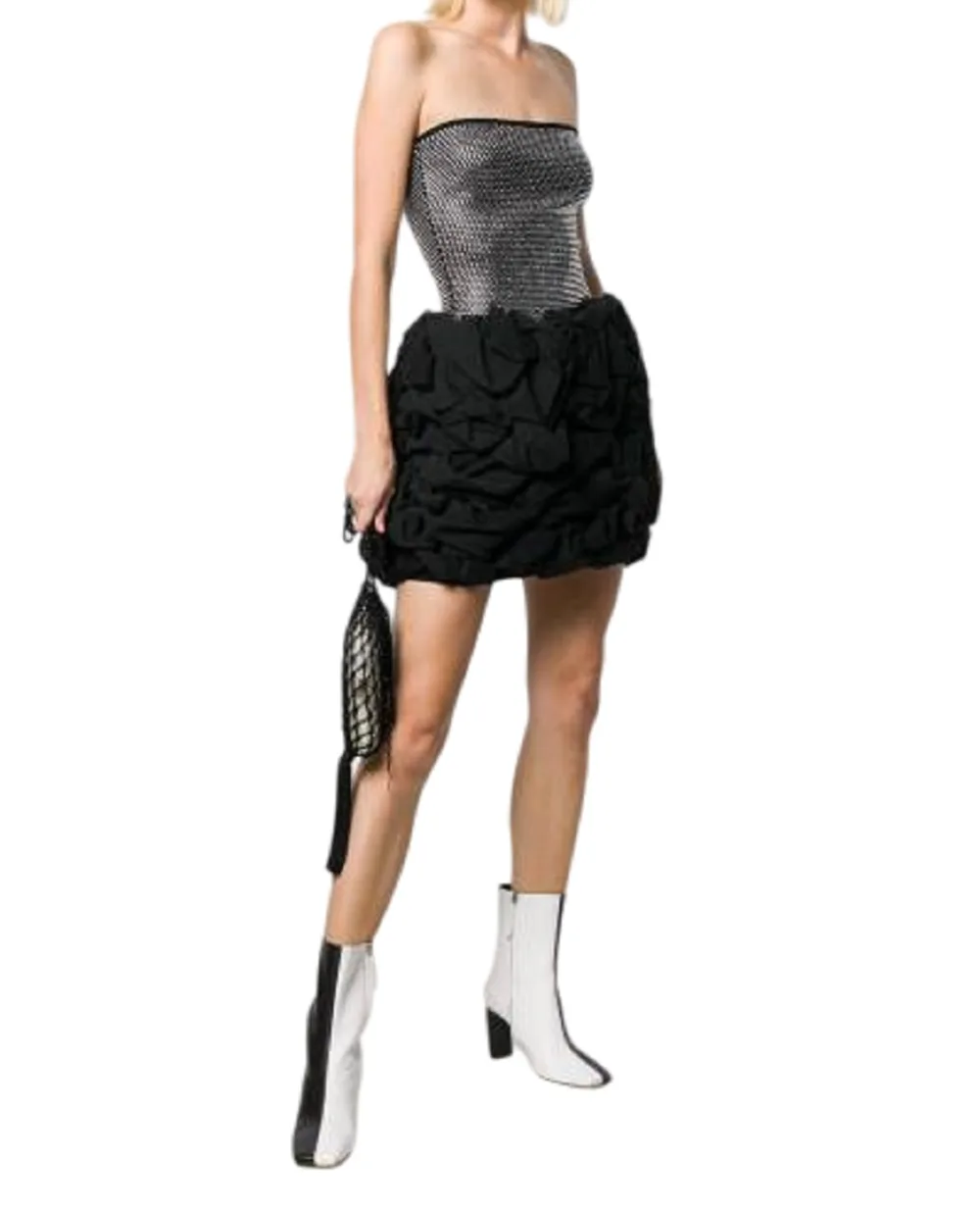 Платье мини Balmain SF06694K508, черный цвет • Купить в интернет-магазине Kameron