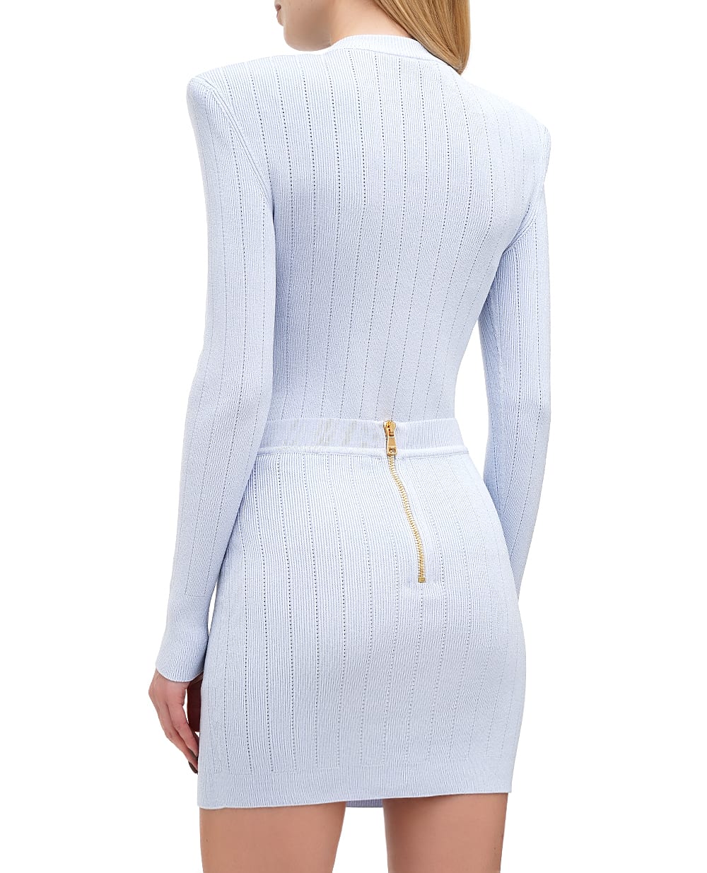Джемпер Balmain EF1KD001KB07, голубой цвет • Купить в интернет-магазине Kameron
