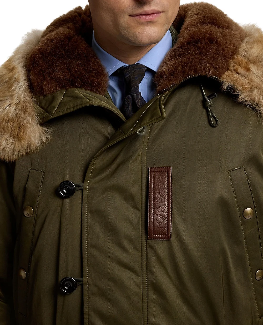Парка Ralph Lauren Purple Label 790982905001, зеленый цвет • Купить в интернет-магазине Kameron