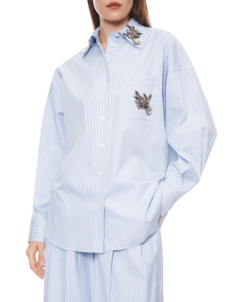 Рубашка (костюм) Dolce&Gabbana F5U57Z-FR536, голубой цвет • Купить в интернет-магазине Kameron