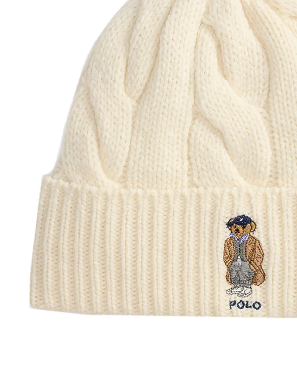 Шапка Polo Bear Polo Ralph Lauren 455981433001, бежевый цвет • Купить в интернет-магазине Kameron