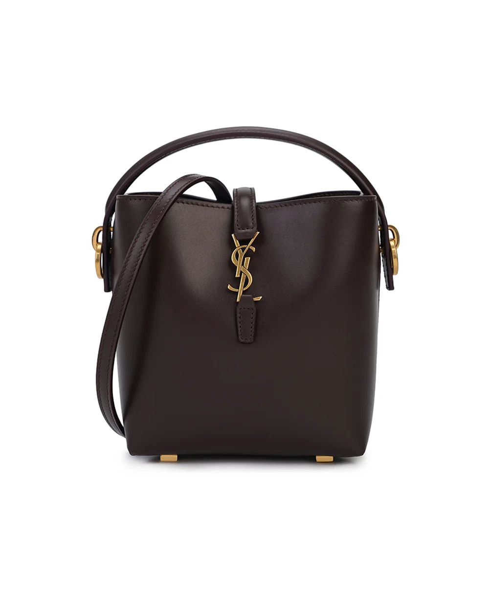 Кожаная сумка Le 37 Mini Saint Laurent 765870-2R20W, коричневый цвет • Купить в интернет-магазине Kameron