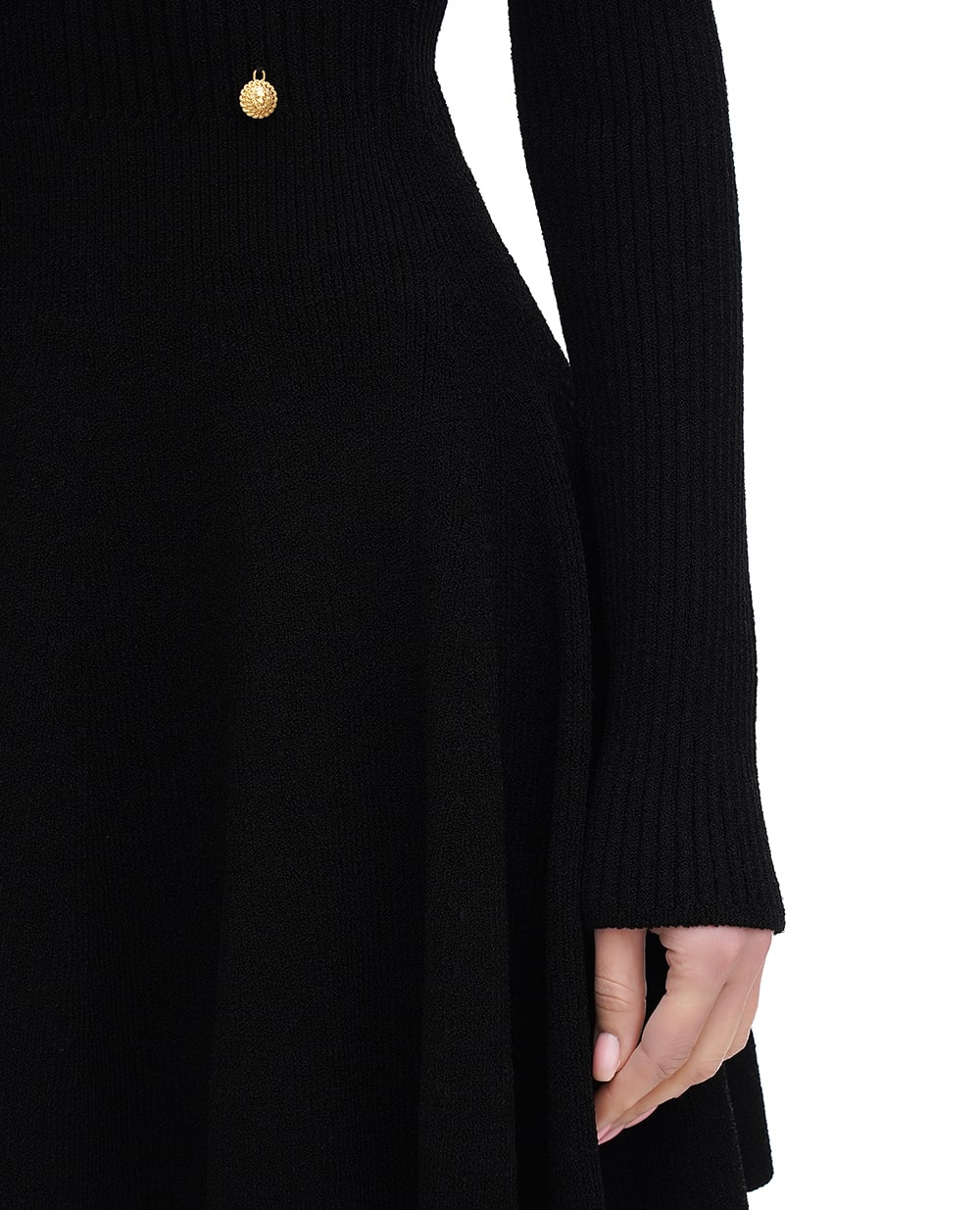 Сукня Balmain EF1R9857KI09, чорний колір • Купити в інтернет-магазині Kameron