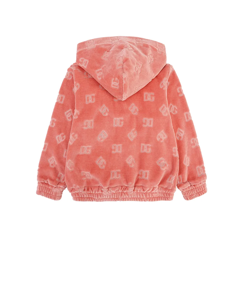 Детская толстовка (костюм) Dolce&Gabbana Kids L2JWBW-FJ7DL, розовый цвет • Купить в интернет-магазине Kameron