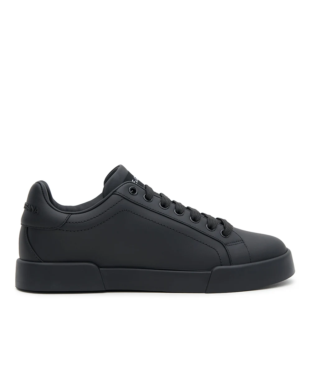 Кеды Portofino из кожи Dolce&Gabbana CK2330-A1065, черный цвет • Купить в интернет-магазине Kameron