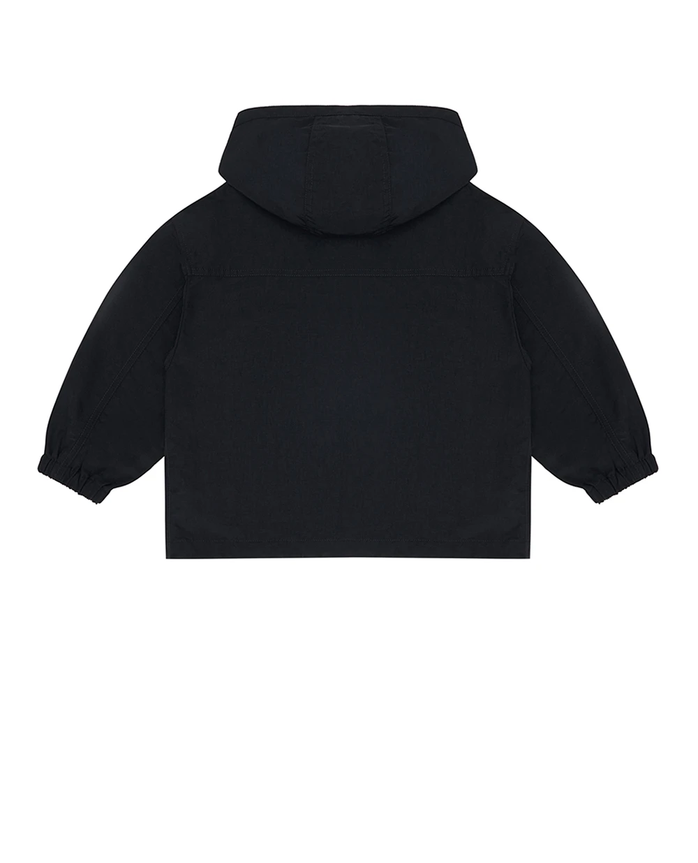 Детская ветровка из нейлона с капюшоном Dolce&Gabbana Kids L4JB8B-G7PVJ-B, черный цвет • Купить в интернет-магазине Kameron