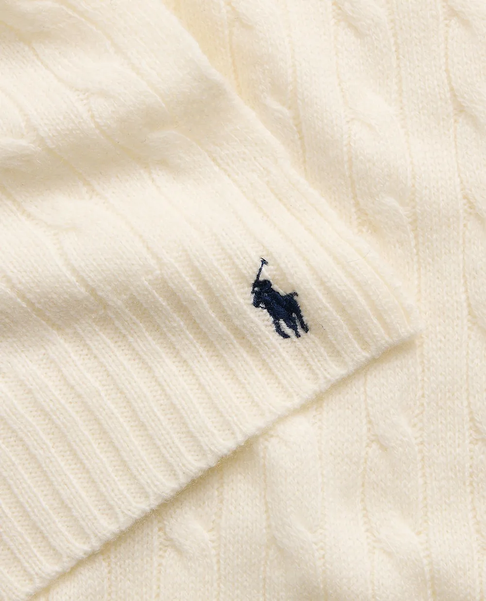 Шарф из шерсти и кашемира Polo Ralph Lauren 455956296002, белый цвет • Купить в интернет-магазине Kameron