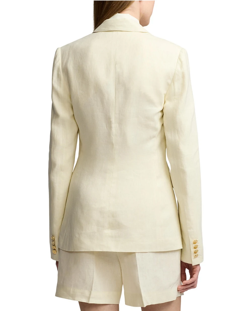 Льняной жакет Ralph Lauren Collection 290955045003, кремовый цвет • Купить в интернет-магазине Kameron