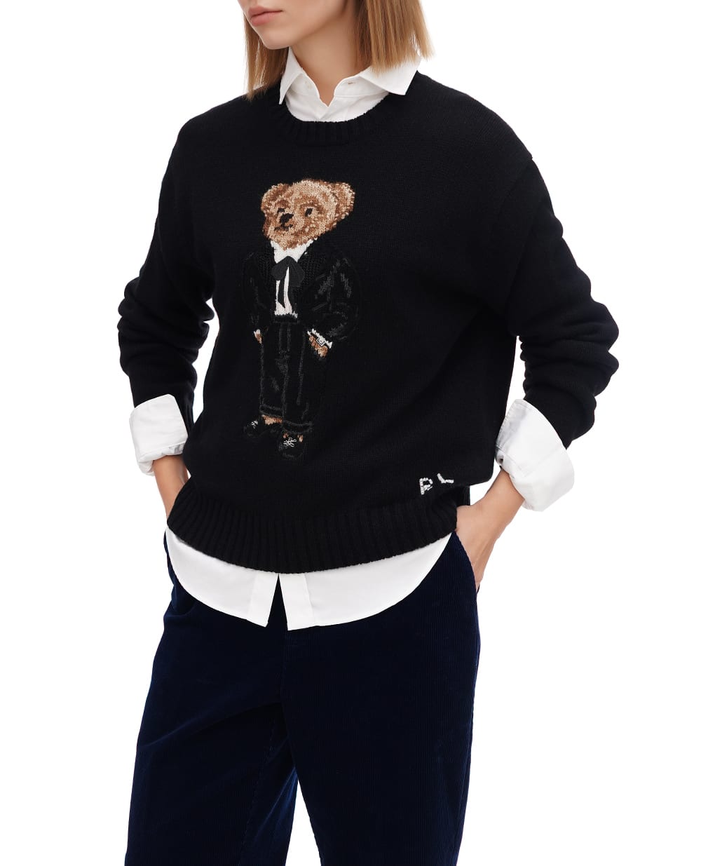 Джемпер Polo Bear Polo Ralph Lauren 211947913001, черный цвет • Купить в интернет-магазине Kameron