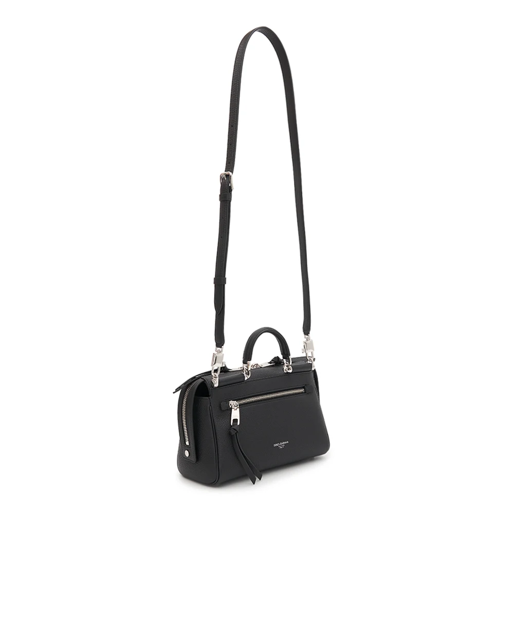 Сумка Vittoria из телячьей кожи Dolce&Gabbana BM7939-A0370, черный цвет • Купить в интернет-магазине Kameron