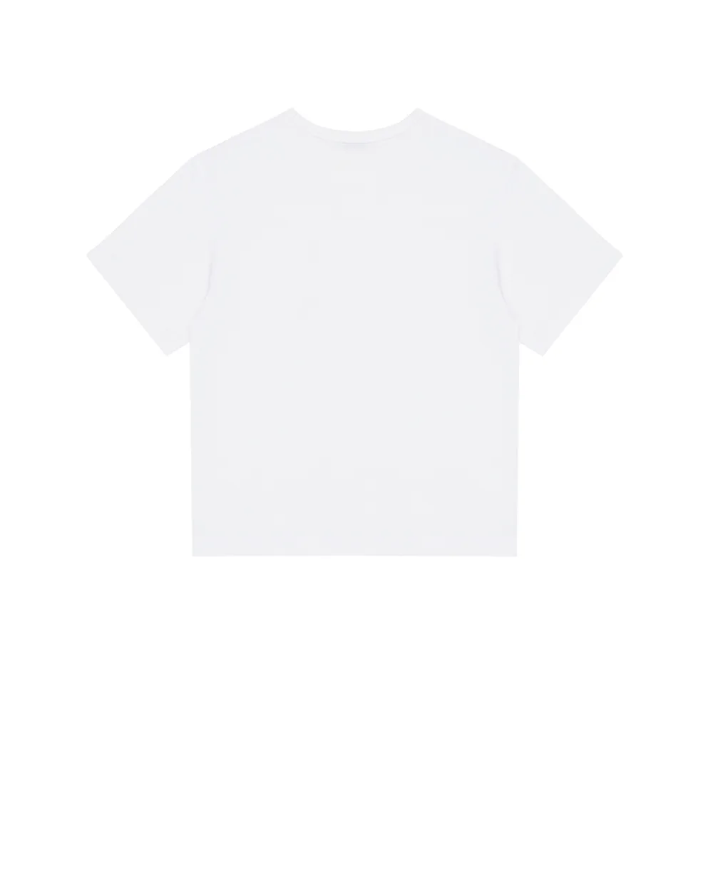 Детская футболка с логотипом Dolce&Gabbana Kids L4JT7T-G7P1T-B, белый цвет • Купить в интернет-магазине Kameron
