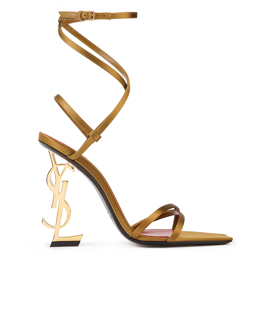 Босоножки Opyum Saint Laurent 817972-9QNBS, хаки цвет • Купить в интернет-магазине Kameron