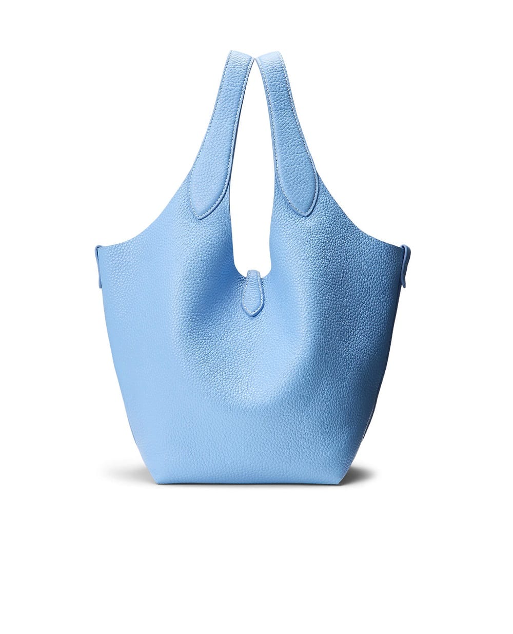 Сумка-тоут Polo Play из телячьей кожи Polo Ralph Lauren 428938031022, голубой цвет • Купить в интернет-магазине Kameron