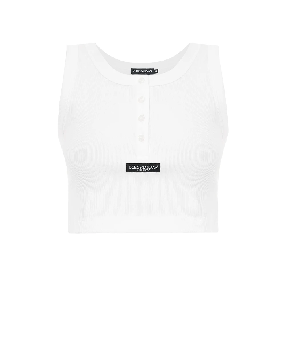 Майка Dolce&Gabbana F8W42T-FU7AV, белый цвет • Купить в интернет-магазине Kameron