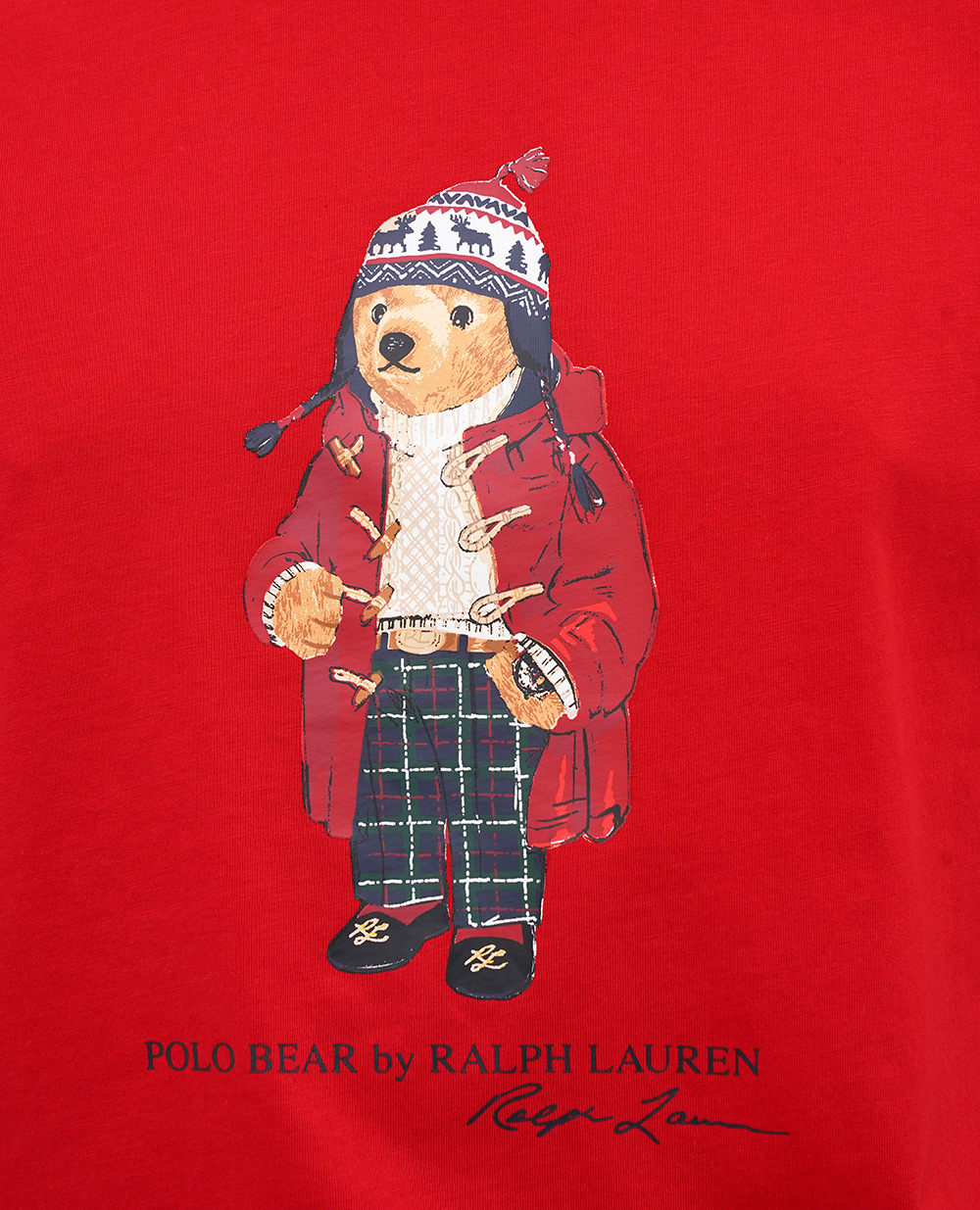 Футболка Polo Bear Polo Ralph Lauren 710854497040, красный цвет • Купить в интернет-магазине Kameron