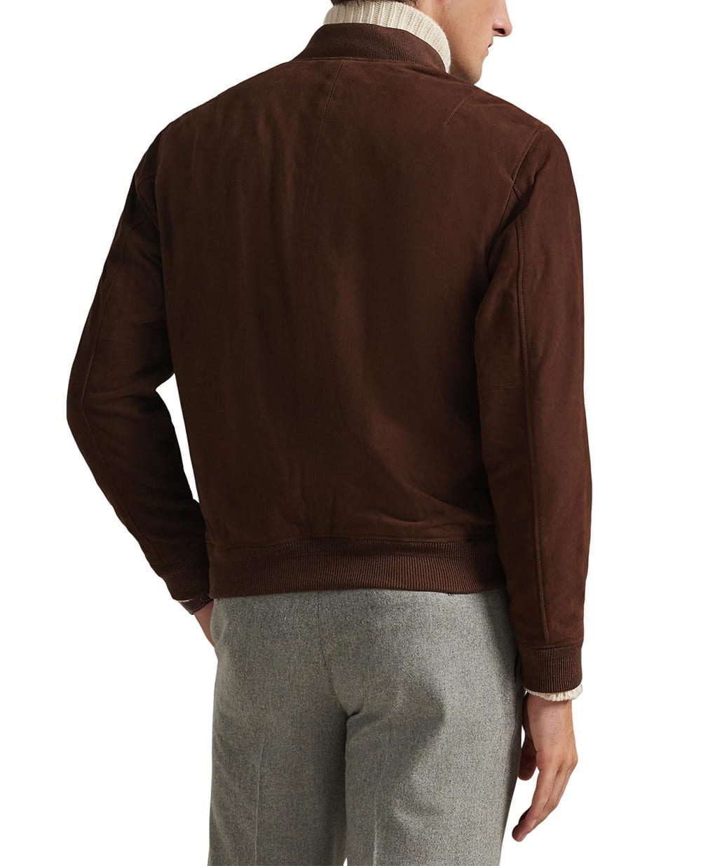 Куртка из замши Polo Ralph Lauren 710P08224001, коричневый цвет • Купить в интернет-магазине Kameron