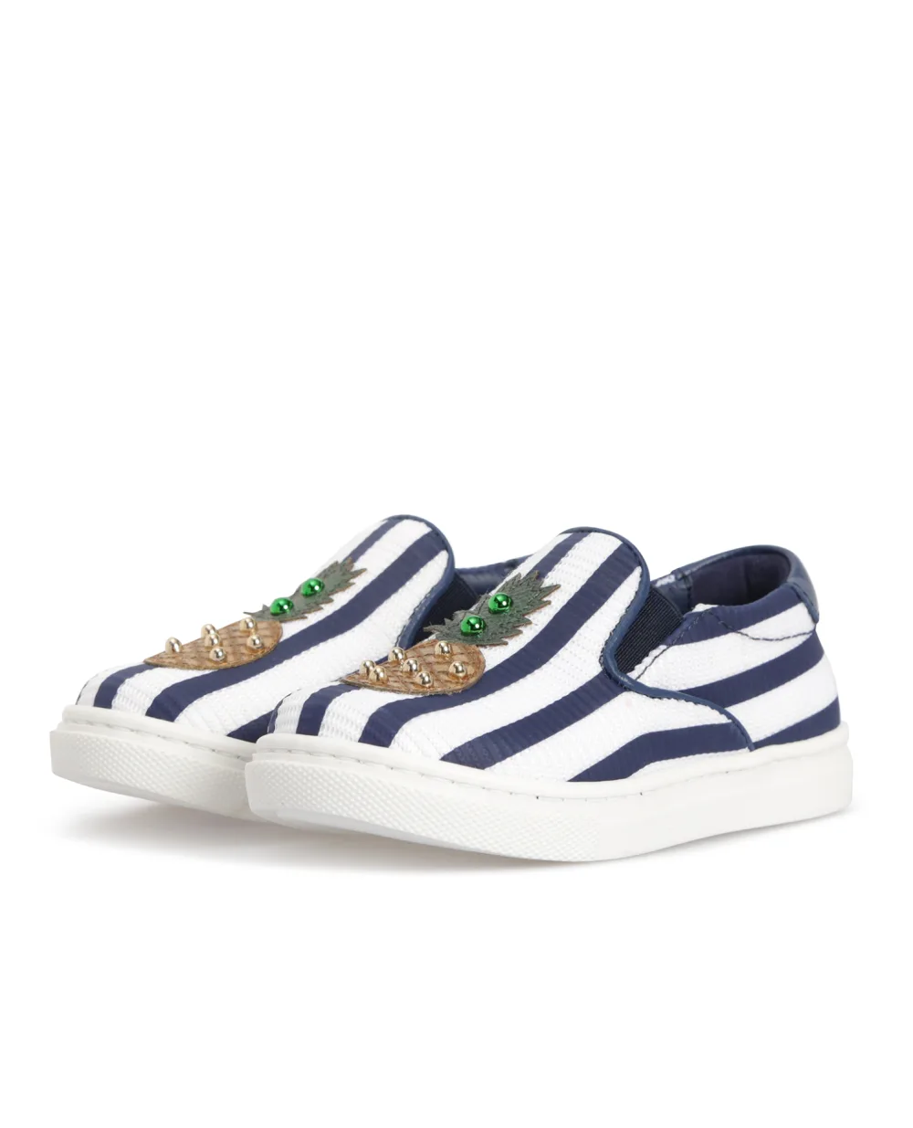 Детские слипоны Dolce&Gabbana Kids D10591-AS096-M, разноцветный цвет • Купить в интернет-магазине Kameron