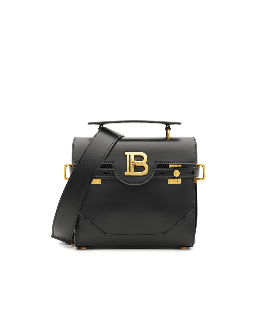 Кожаная сумка B-Buzz 23 Balmain DN1DB526LAVE, черный цвет • Купить в интернет-магазине Kameron