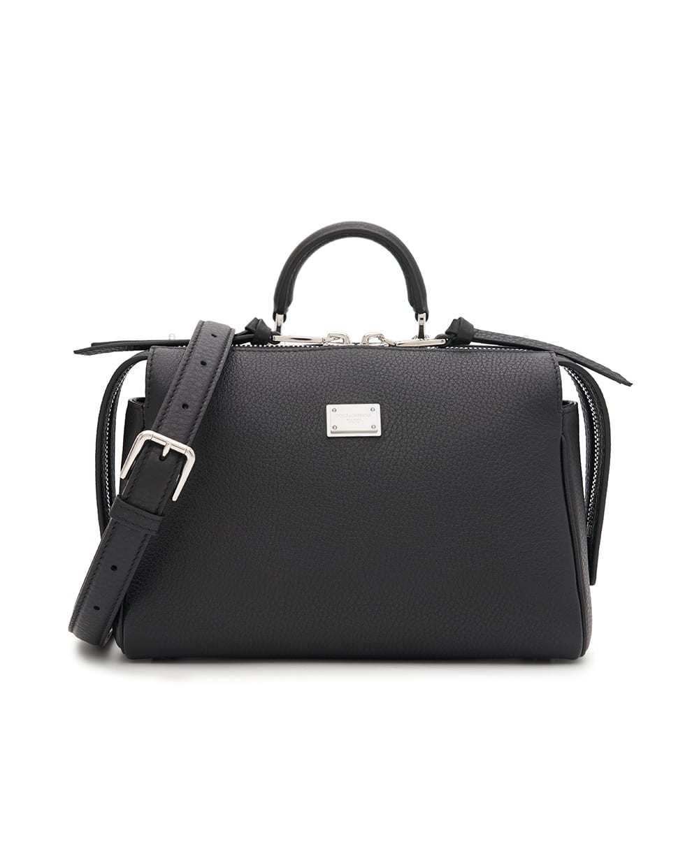 Сумка Vittoria из телячьей кожи Dolce&Gabbana BM7939-A0370, черный цвет • Купить в интернет-магазине Kameron