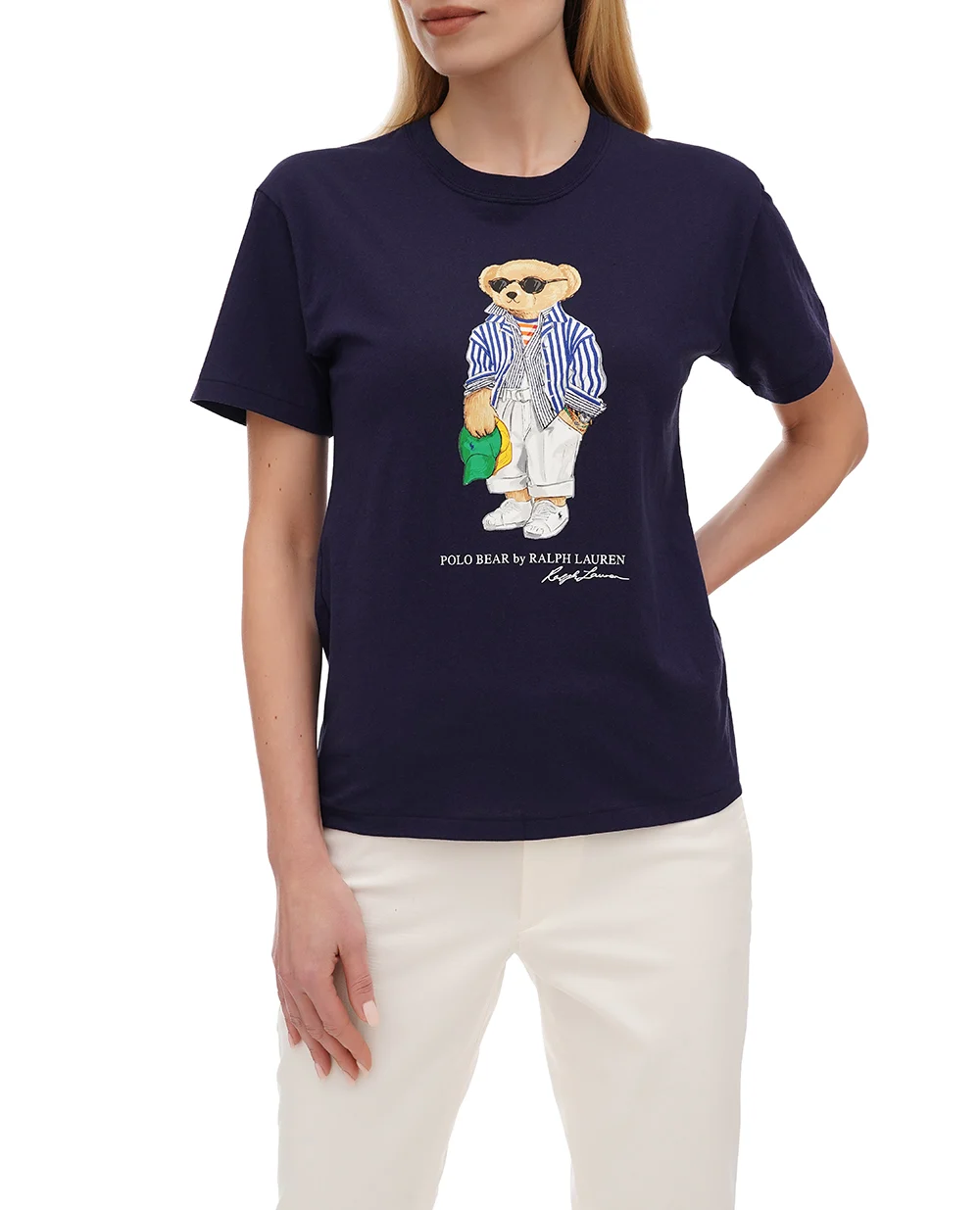 Футболка Polo Bear Polo Ralph Lauren 211959112001, темно-синий цвет • Купить в интернет-магазине Kameron