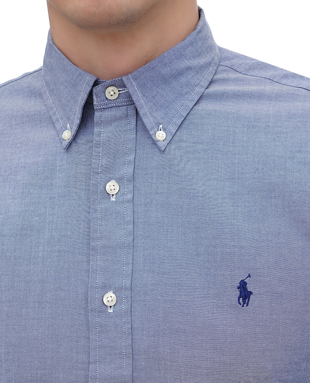 Рубашка Polo Ralph Lauren 710829480010, голубой цвет • Купить в интернет-магазине Kameron
