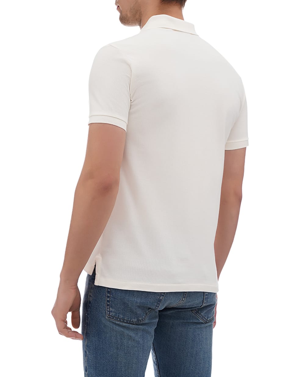 Поло Mesh Polo Ralph Lauren 710938137004, кремовый цвет • Купить в интернет-магазине Kameron