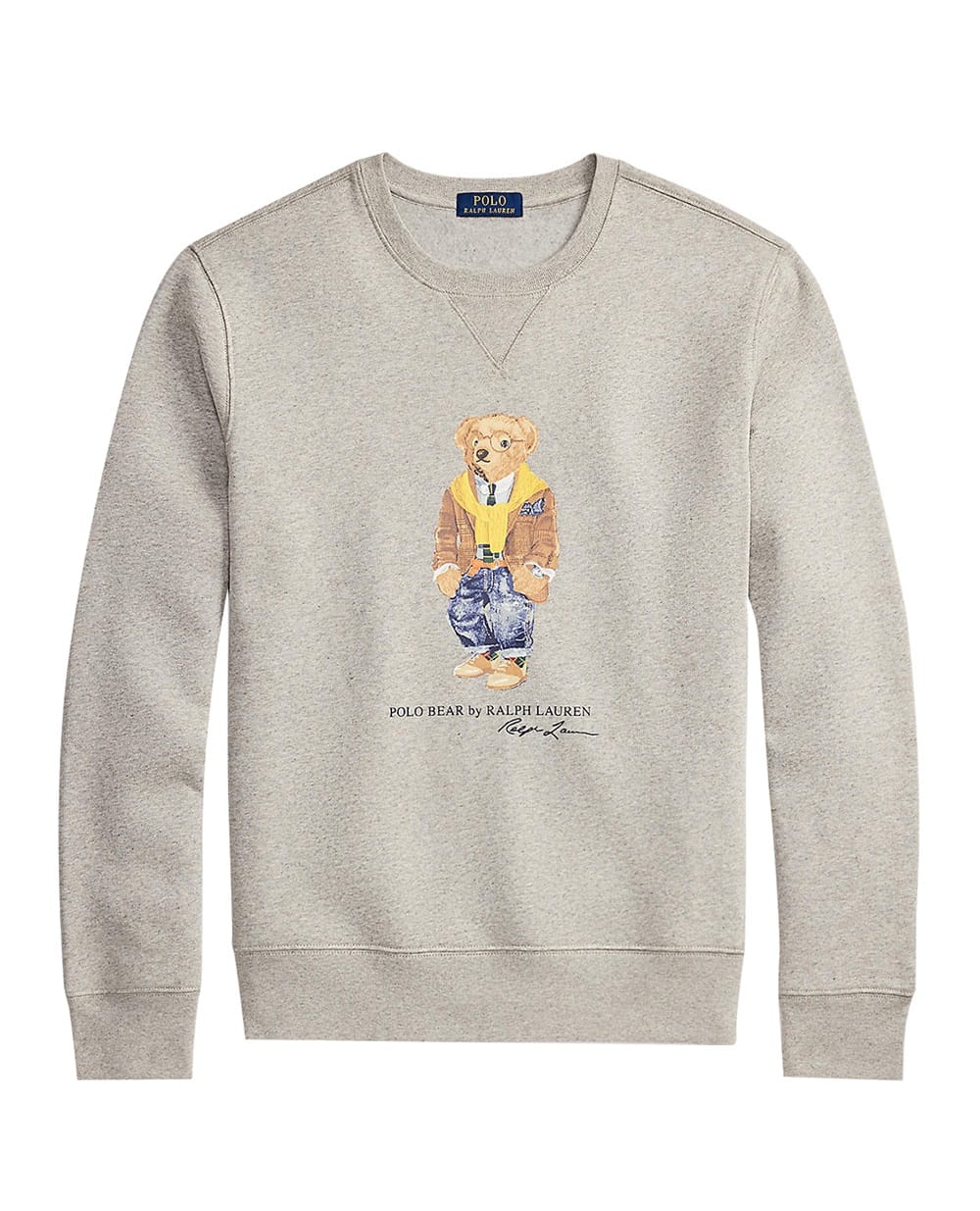 Флисовый свитшот Polo Bear Polo Ralph Lauren 710P04977002, серый цвет • Купить в интернет-магазине Kameron