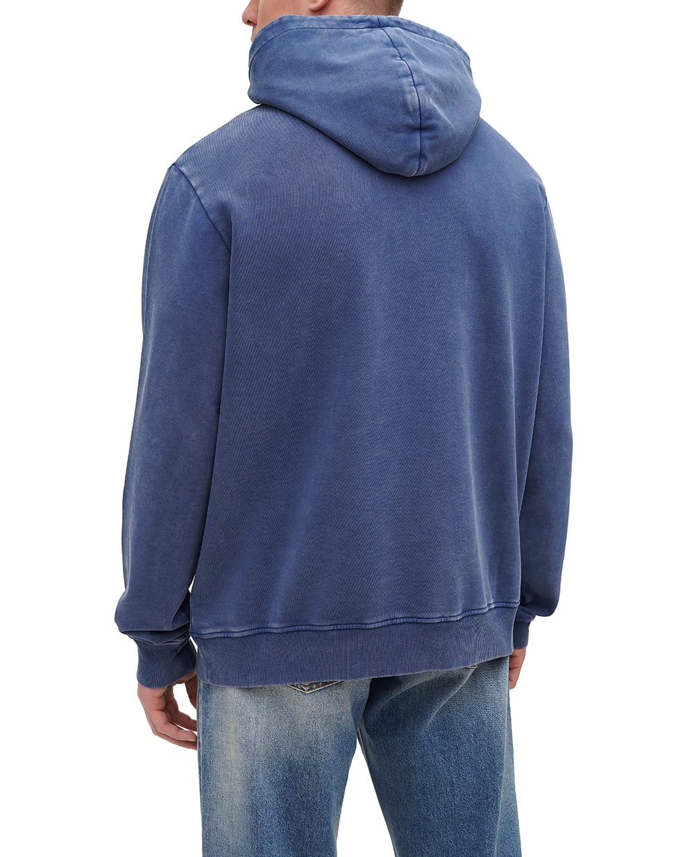 Худи Balmain EH1JT047BC72, синий цвет • Купить в интернет-магазине Kameron