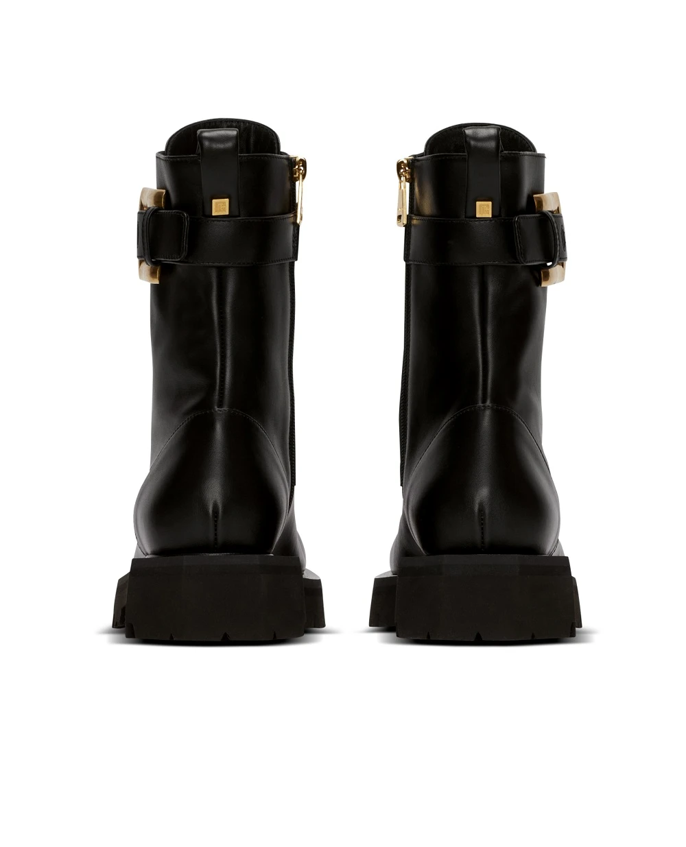 Черевики Ranger Anthem із телячої шкіри Balmain HN1TC292LVIT, чорний колір • Купити в інтернет-магазині Kameron