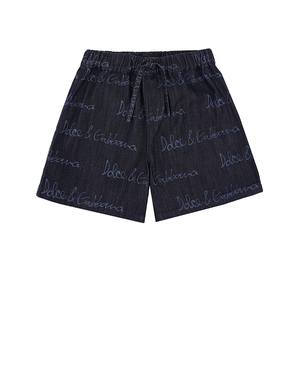 Детские шорты Dolce&Gabbana Kids L13Q60-LDC87, темно-синий цвет • Купить в интернет-магазине Kameron