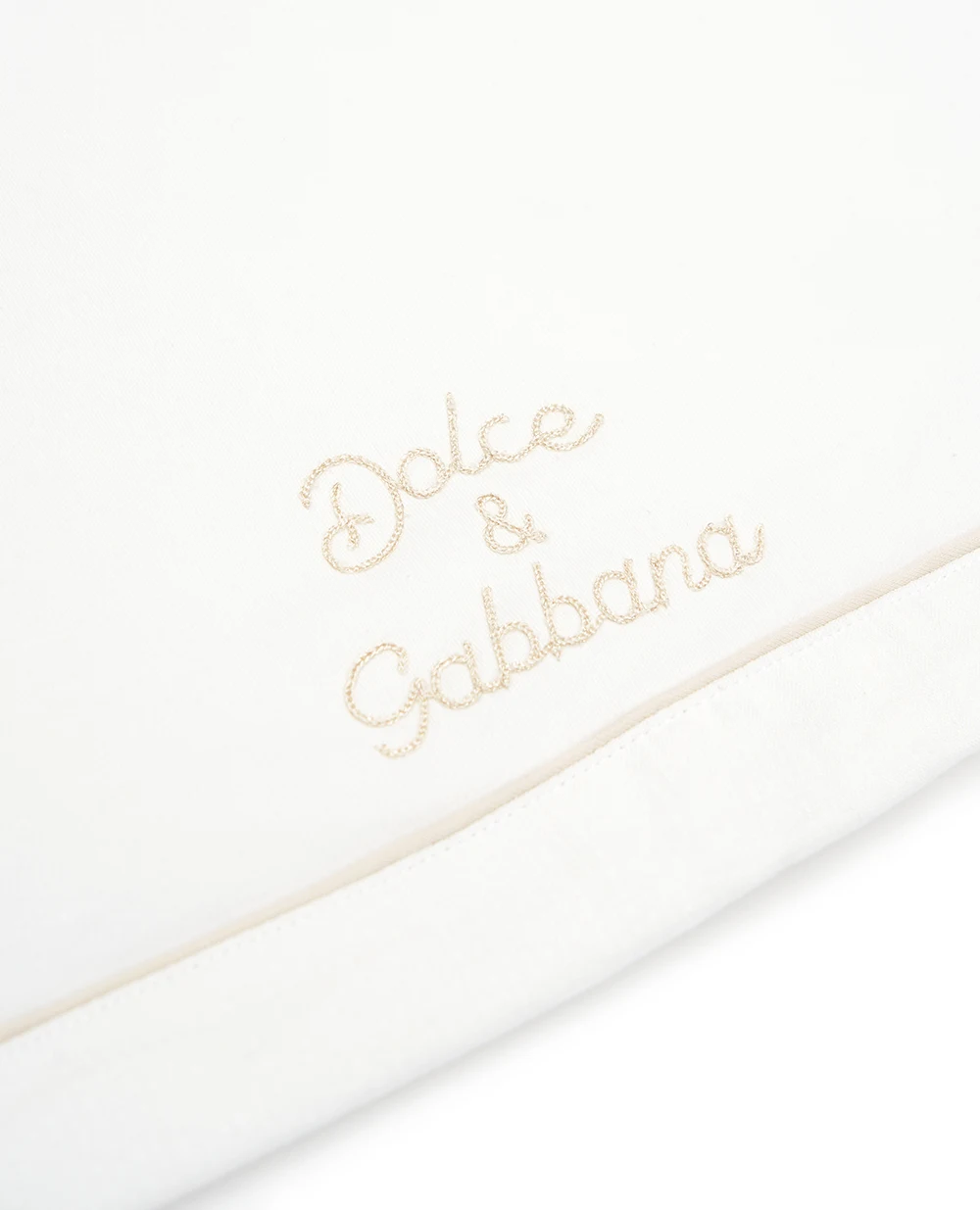 Дитяча м'яка ковдра Dolce&Gabbana Kids LNJAH3-G7PUP, білий колір • Купити в інтернет-магазині Kameron