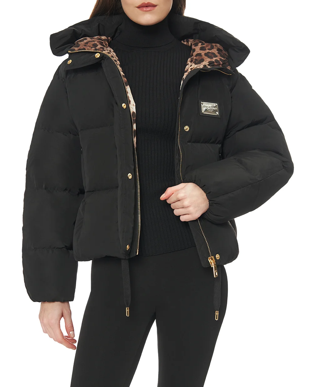 Куртка стеганная Dolce&Gabbana F9R19T-GDBWM, черный цвет • Купить в интернет-магазине Kameron