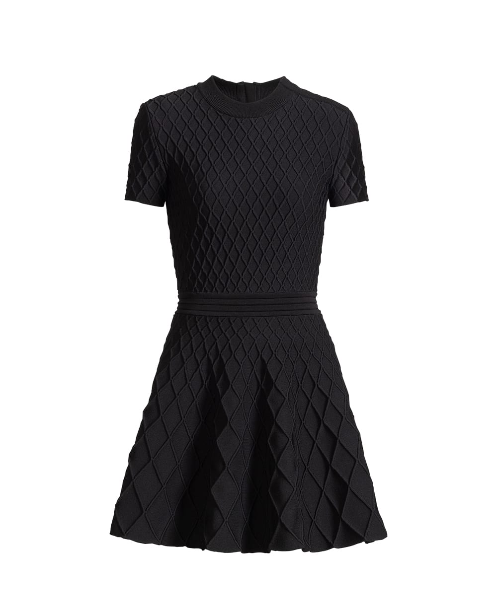 Платье мини Balmain HF1R7520KK20, черный цвет • Купить в интернет-магазине Kameron