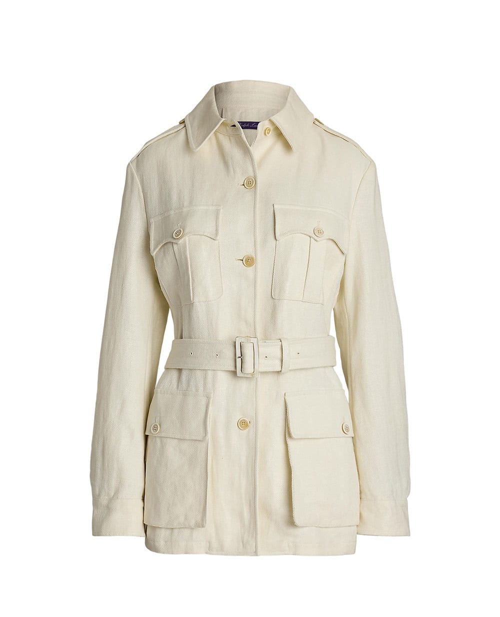 Льняной жакет Ralph Lauren Collection 290975281001, кремовый цвет • Купить в интернет-магазине Kameron