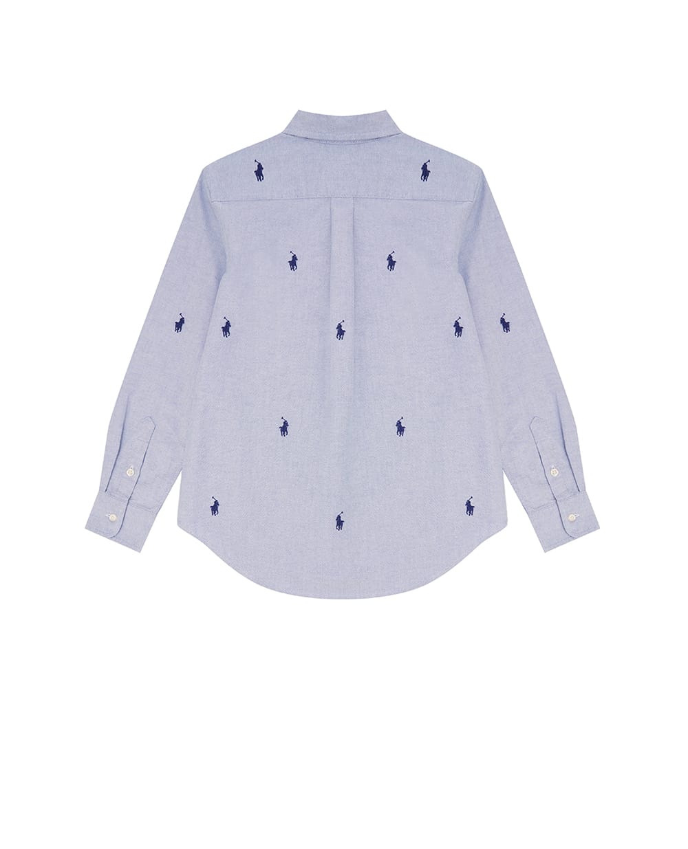 Детская рубашка Polo Ralph Lauren Kids 323878876001, голубой цвет • Купить в интернет-магазине Kameron