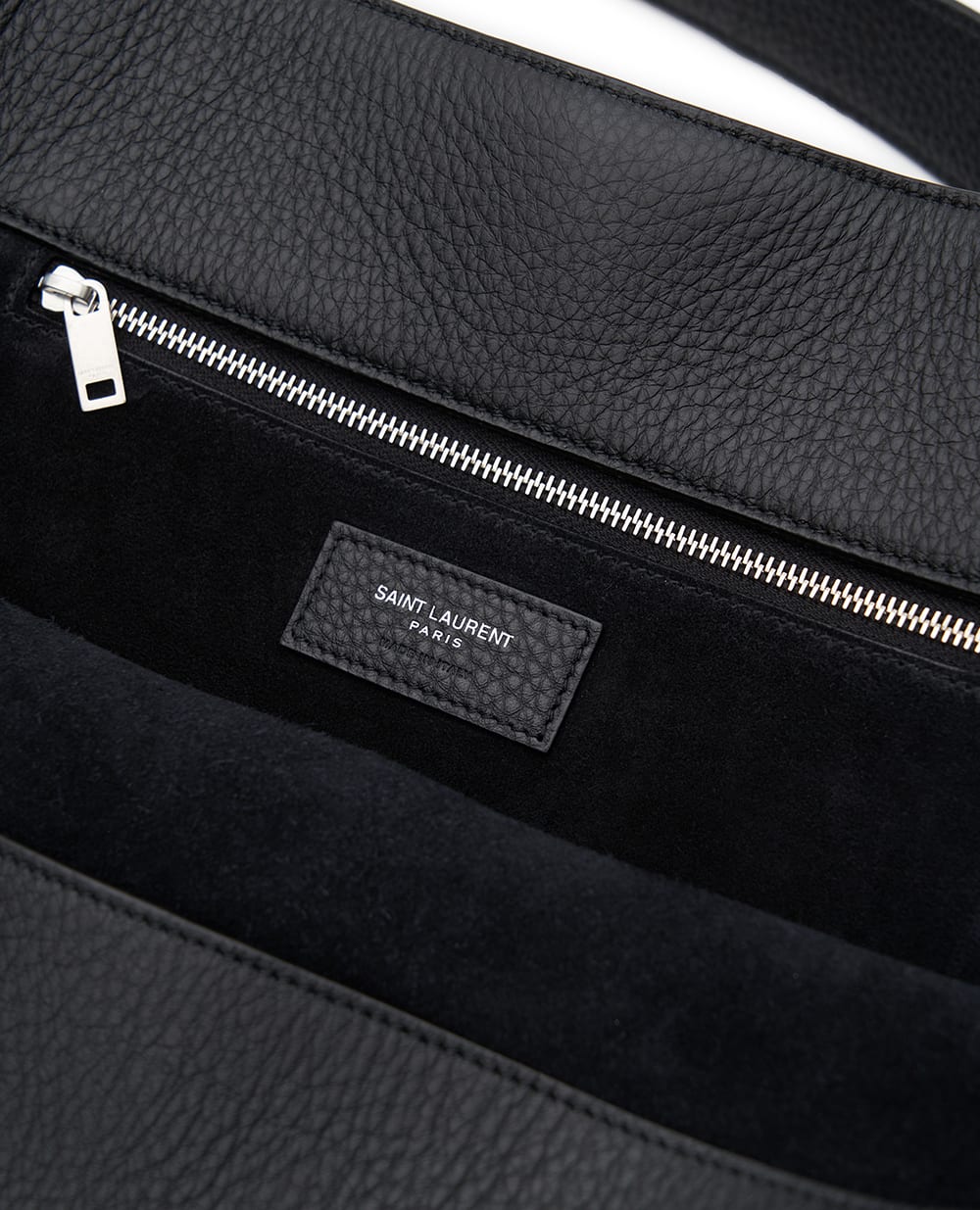 Кожаная сумка Le 5 À 7 Bea Saint Laurent 763435-AAEQC, черный цвет • Купить в интернет-магазине Kameron