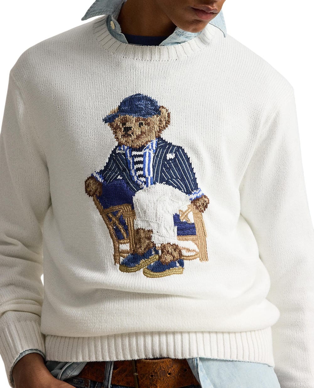 Светр Polo Bear Polo Ralph Lauren 710B19758001, білий колір • Купити в інтернет-магазині Kameron