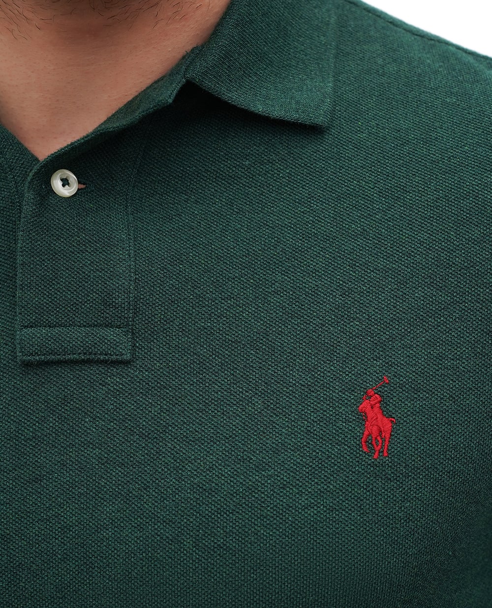 Поло Polo Ralph Lauren 710680790074, зеленый цвет • Купить в интернет-магазине Kameron
