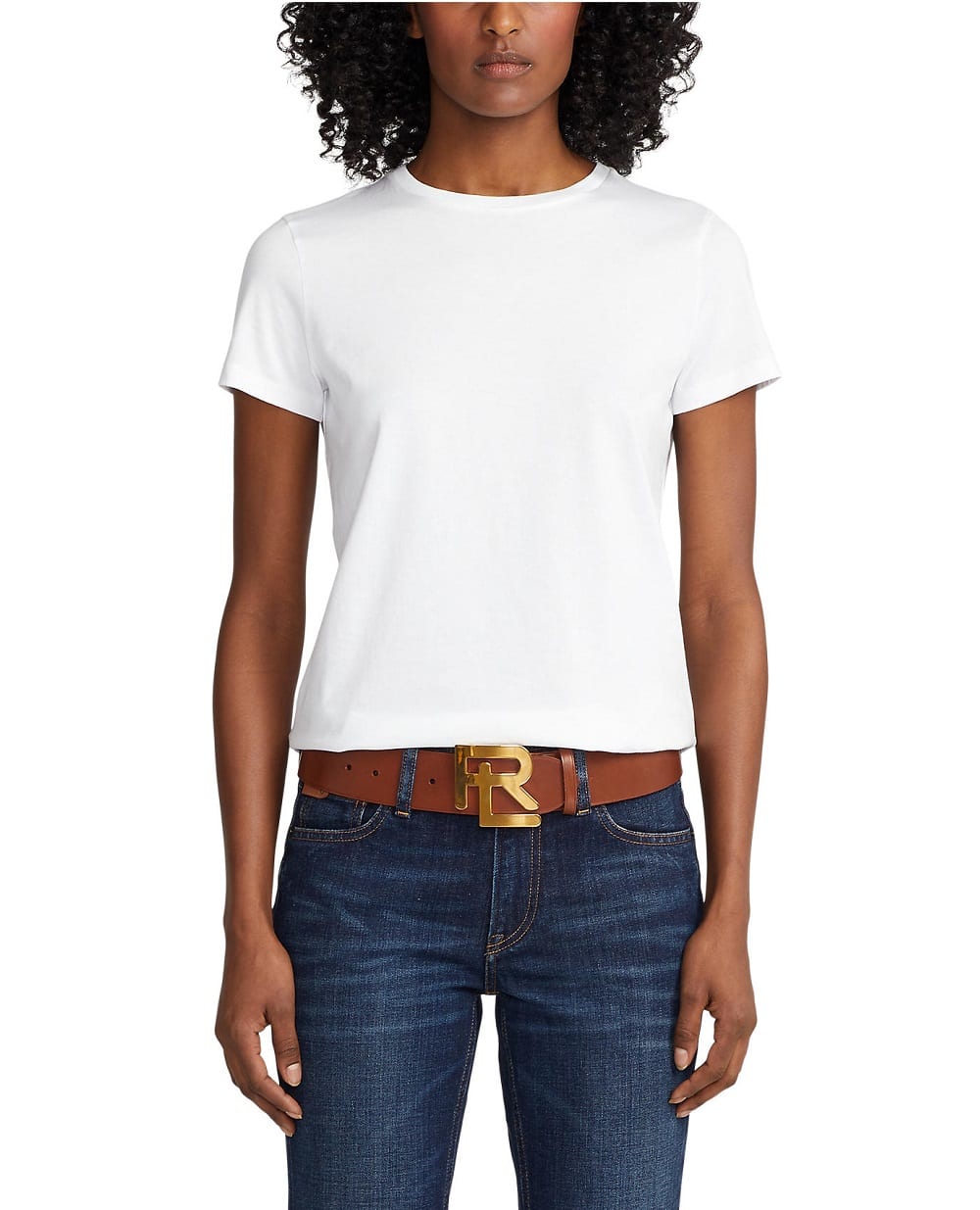 Футболка Ralph Lauren Collection 290965862001, белый цвет • Купить в интернет-магазине Kameron