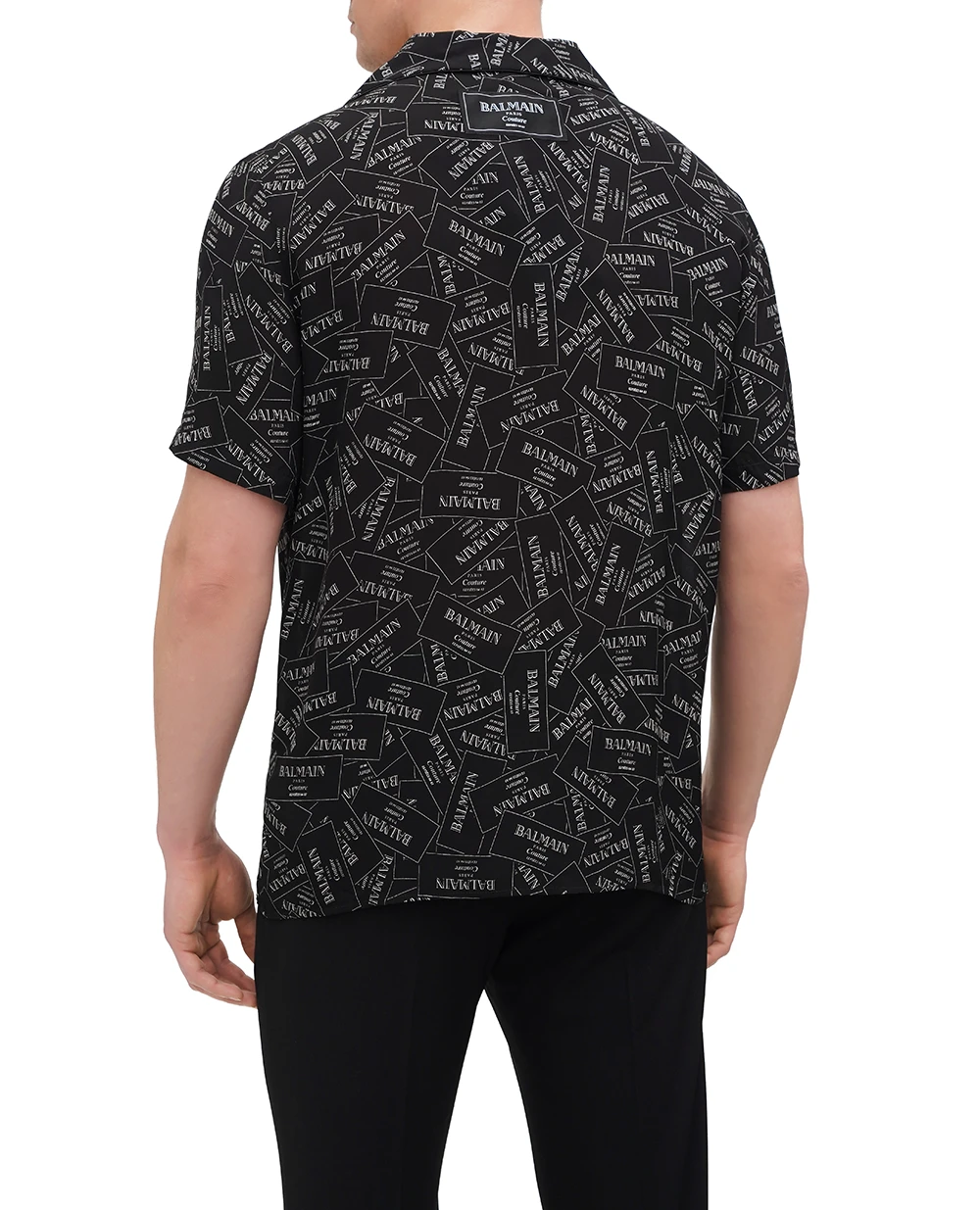 Рубашка Balmain EH1HN070VH56, черный цвет • Купить в интернет-магазине Kameron